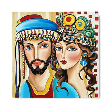 Quadro Stampa su Tela Amanti Arabi - CupidoDesign