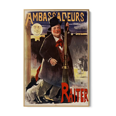 Quadro Stampa su Tela Ambassadeurs, Théophile Steinlen - CupidoDesign