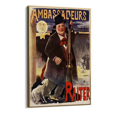 Quadro Stampa su Tela Ambassadeurs, Théophile Steinlen - CupidoDesign