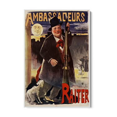 Quadro Stampa su Tela Ambassadeurs, Théophile Steinlen - CupidoDesign