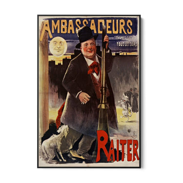 Quadro Stampa su Tela Ambassadeurs, Théophile Steinlen - CupidoDesign