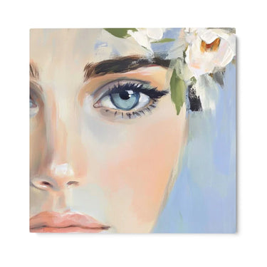 Quadro Stampa su Tela Amore Floreale - CupidoDesign