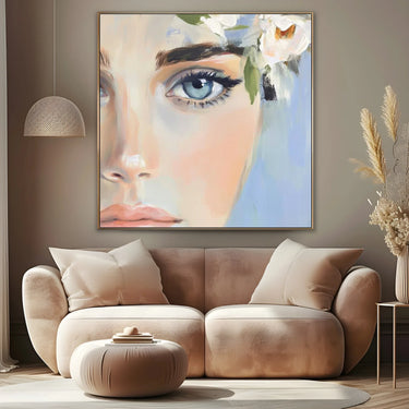 Quadro Stampa su Tela Amore Floreale - CupidoDesign