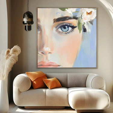 Quadro Stampa su Tela Amore Floreale - CupidoDesign
