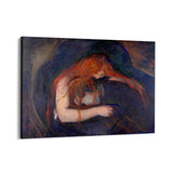 Quadro Stampa su Tela Amore e Dolore, Edvard Munch - CupidoDesign