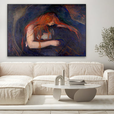 Quadro Stampa su Tela Amore e Dolore, Edvard Munch - CupidoDesign
