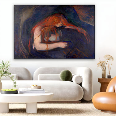 Quadro Stampa su Tela Amore e Dolore, Edvard Munch - CupidoDesign