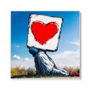 Quadro Stampa su Tela Amore in batteria - CupidoDesign