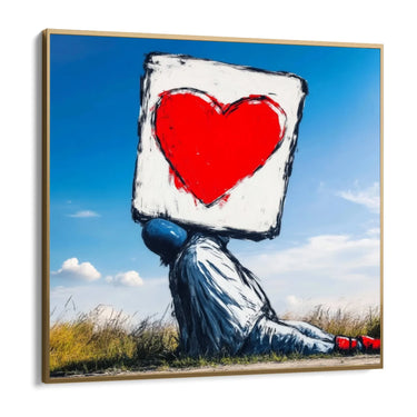 Quadro Stampa su Tela Amore in batteria - CupidoDesign