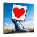 Quadro Stampa su Tela Amore in batteria - CupidoDesign