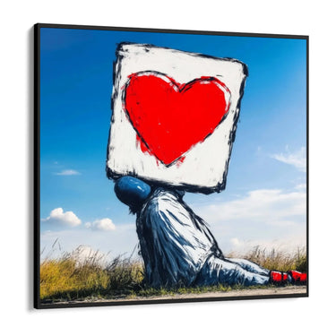 Quadro Stampa su Tela Amore in batteria - CupidoDesign