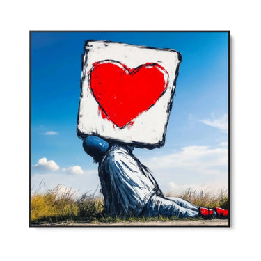 Quadro Stampa su Tela Amore in batteria - CupidoDesign