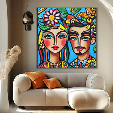 Quadro Stampa su Tela Anime Colorate - CupidoDesign
