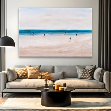 Quadro Stampa su Tela Anime sulla Spiaggia - CupidoDesign
