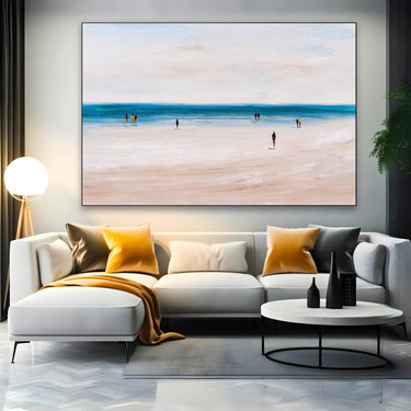 Quadro Stampa su Tela Anime sulla Spiaggia - CupidoDesign
