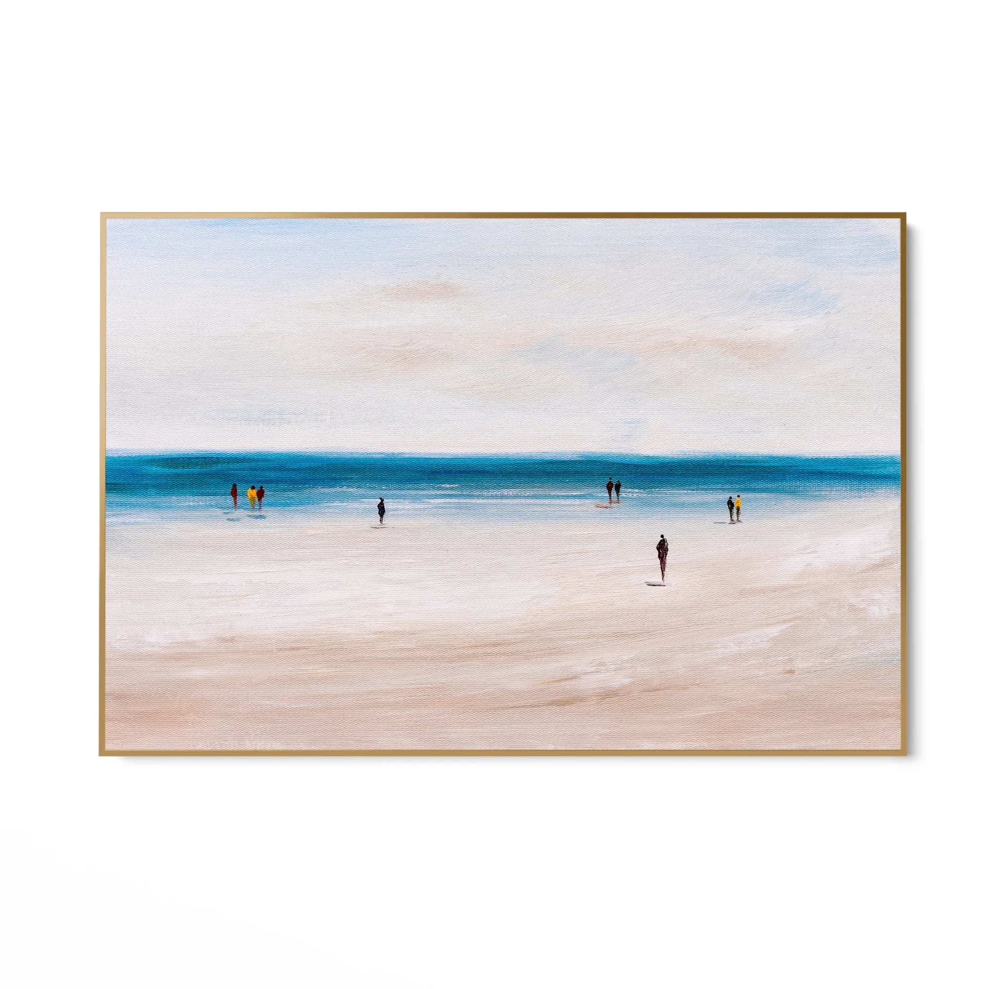 Quadro Stampa su Tela Anime sulla Spiaggia - CupidoDesign