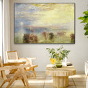 Quadro Stampa su Tela Approccio a Venezia, William Turner - CupidoDesign