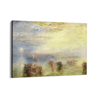 Quadro Stampa su Tela Approccio a Venezia, William Turner - CupidoDesign