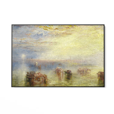 Quadro Stampa su Tela Approccio a Venezia, William Turner - CupidoDesign