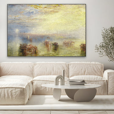 Quadro Stampa su Tela Approccio a Venezia, William Turner - CupidoDesign