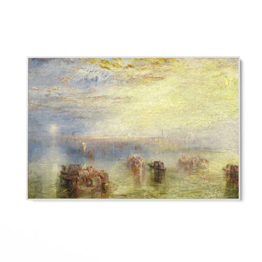 Quadro Stampa su Tela Approccio a Venezia, William Turner - CupidoDesign