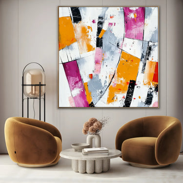 Quadro Stampa su Tela Arancione Soave - CupidoDesign