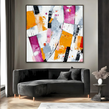 Quadro Stampa su Tela Arancione Soave - CupidoDesign