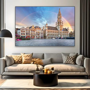 Quadro Stampa su Tela Arco su Bruxelles, Belgio - CupidoDesign