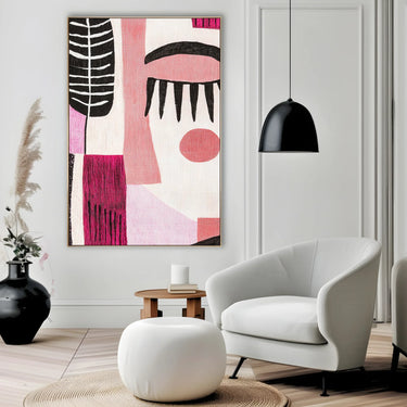 Quadro Stampa su Tela Armonia Rosata - CupidoDesign