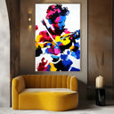 Quadro Stampa su Tela Assolo Astratto - CupidoDesign