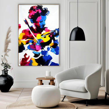 Quadro Stampa su Tela Assolo Astratto - CupidoDesign