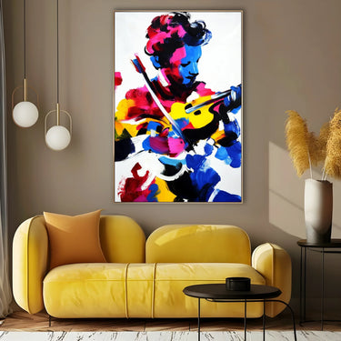 Quadro Stampa su Tela Assolo Astratto - CupidoDesign