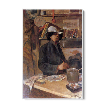 Quadro Stampa su Tela Autoritratto, Jan Toorop - CupidoDesign