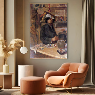 Quadro Stampa su Tela Autoritratto, Jan Toorop - CupidoDesign