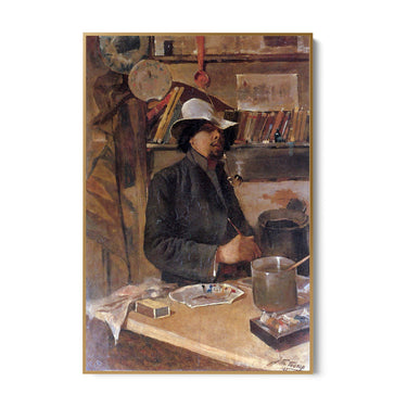 Quadro Stampa su Tela Autoritratto, Jan Toorop - CupidoDesign