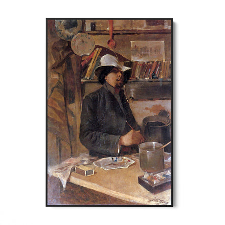 Quadro Stampa su Tela Autoritratto, Jan Toorop - CupidoDesign