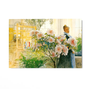 Quadro Stampa su Tela Azalea, Carl Larsson - CupidoDesign