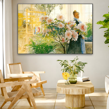 Quadro Stampa su Tela Azalea, Carl Larsson - CupidoDesign