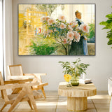 Quadro Stampa su Tela Azalea, Carl Larsson - CupidoDesign