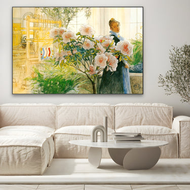Quadro Stampa su Tela Azalea, Carl Larsson - CupidoDesign