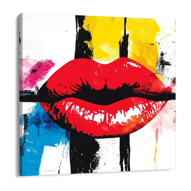 Quadro Stampa su Tela Bacio che vibra - CupidoDesign