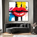 Quadro Stampa su Tela Bacio che vibra - CupidoDesign