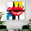 Quadro Stampa su Tela Bacio che vibra - CupidoDesign