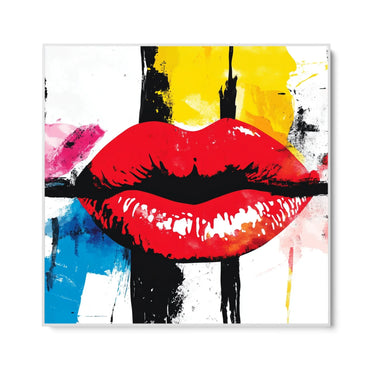 Quadro Stampa su Tela Bacio che vibra - CupidoDesign