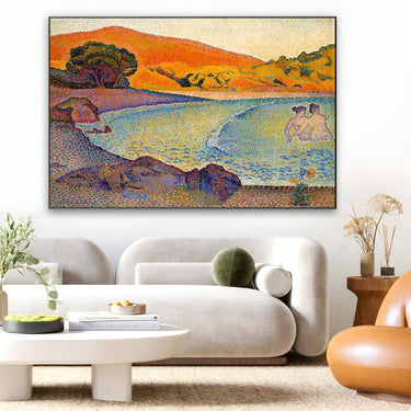 Quadro Stampa su Tela Bagnanti, Henri-Edmond Cross - CupidoDesign