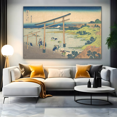Quadro Stampa su Tela Baia di Noboto, Katsushika Hokusai - CupidoDesign