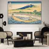 Quadro Stampa su Tela Baia di Tago, Katsushika Hokusai - CupidoDesign