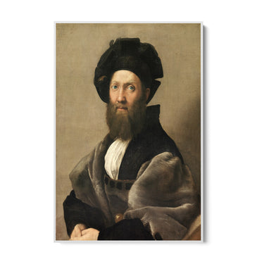 Quadro Stampa su Tela Baldassare Castiglione, Raffaello Sanzio - CupidoDesign