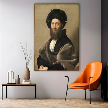 Quadro Stampa su Tela Baldassare Castiglione, Raffaello Sanzio - CupidoDesign