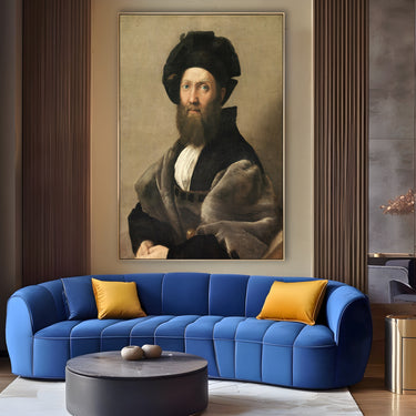Quadro Stampa su Tela Baldassare Castiglione, Raffaello Sanzio - CupidoDesign